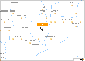 map of Sokoni