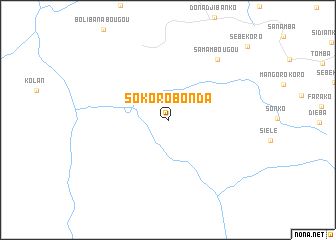 map of Sokorobonda