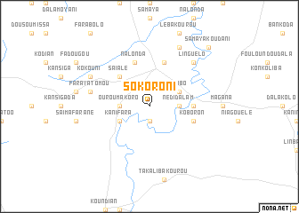 map of Sokoroni