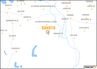 map of Sokoto