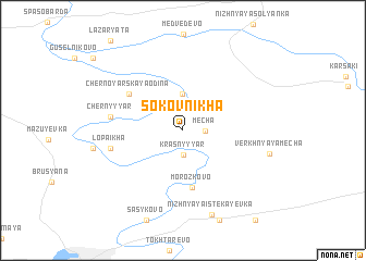 map of Sokovnikha