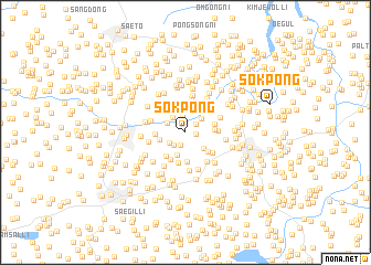 map of Sŏkpong