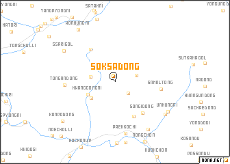 map of Soksa-dong