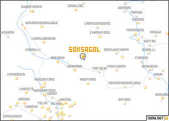 map of Soksa-gol
