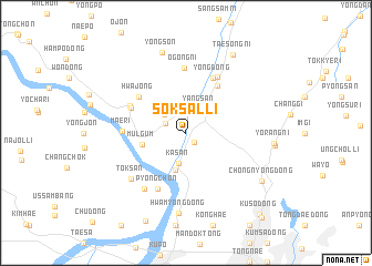 map of Sŏksal-li