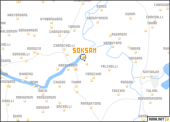 map of Sŏksam