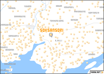 map of Sŏksanso-ri