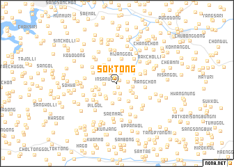 map of Sŏk-tong
