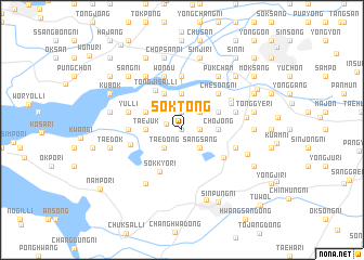 map of Sŏk-tong