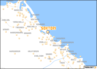 map of Sŏkto-ri