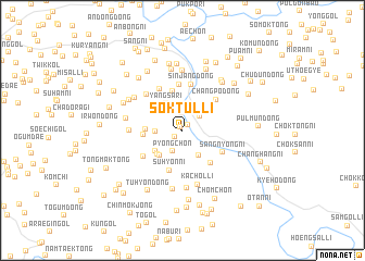 map of Sŏktul-li