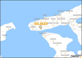 map of Sølager