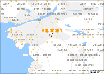 map of Solängen