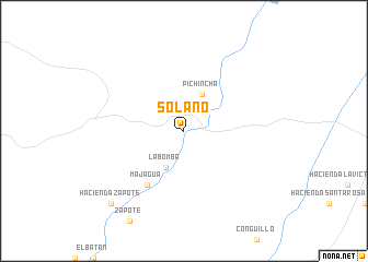 map of Solano