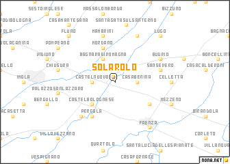 map of Solarolo