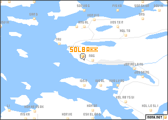 map of Solbakk