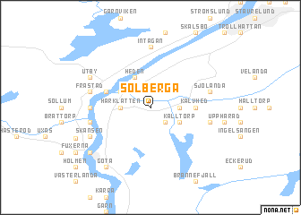 map of Solberga