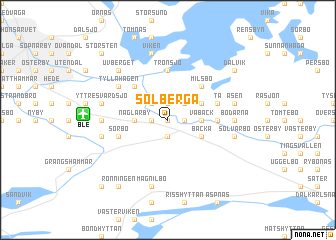 map of Solberga