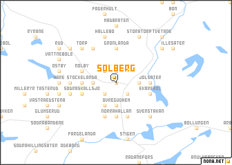 map of Solberg