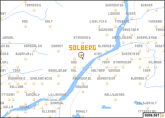 map of Solberg