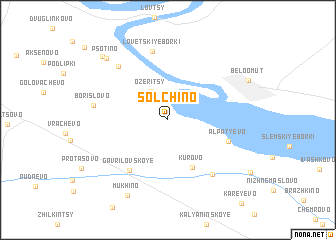 map of Solchino