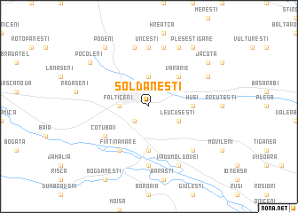 map of Şoldăneşti