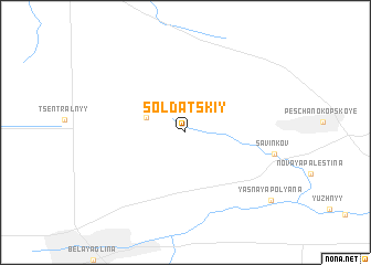 map of Soldatskiy