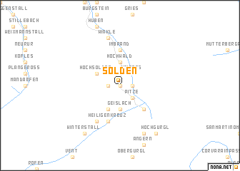 map of Sölden