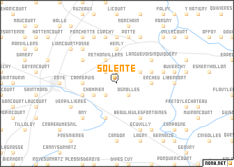 map of Solente