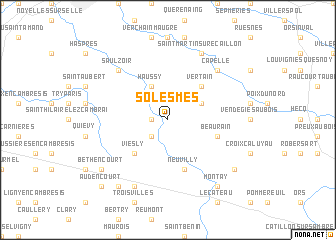 map of Solesmes