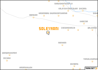 map of Soleymānī