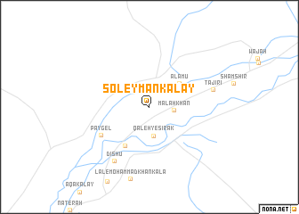 map of Soleymān Kalay