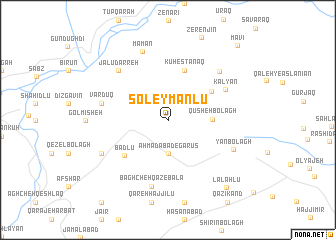 map of Soleymānlū