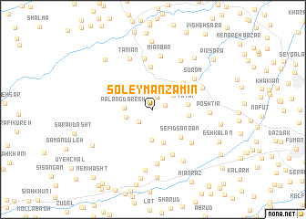 map of Soleymān Zamīn