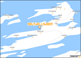 map of Solfjellsjøen