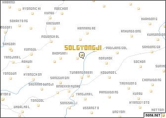 map of Solgyŏngji