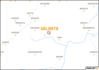 map of Solihéto