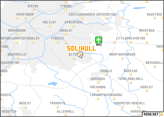 map of Solihull