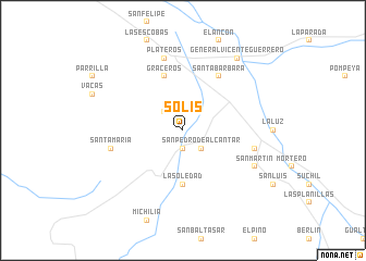 map of Solís