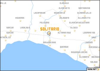 map of Solitario