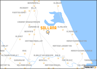 map of Sollana