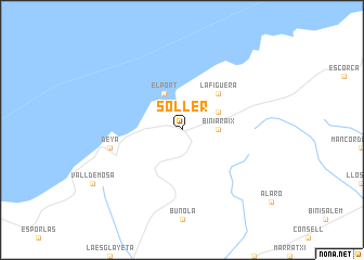 map of Sóller