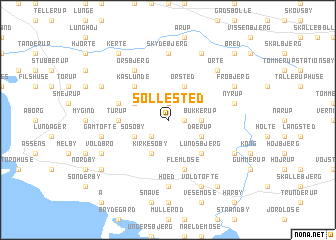 map of Søllested
