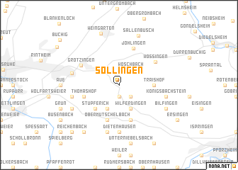 map of Söllingen