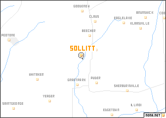 map of Sollitt