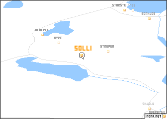 map of Solli