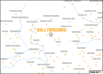 map of Sŏllyŏng-dong