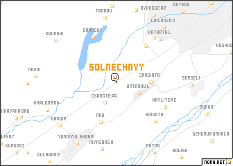 map of Solnechnyy