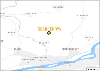 map of Solnechnyy
