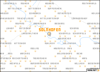 map of Solnhofen